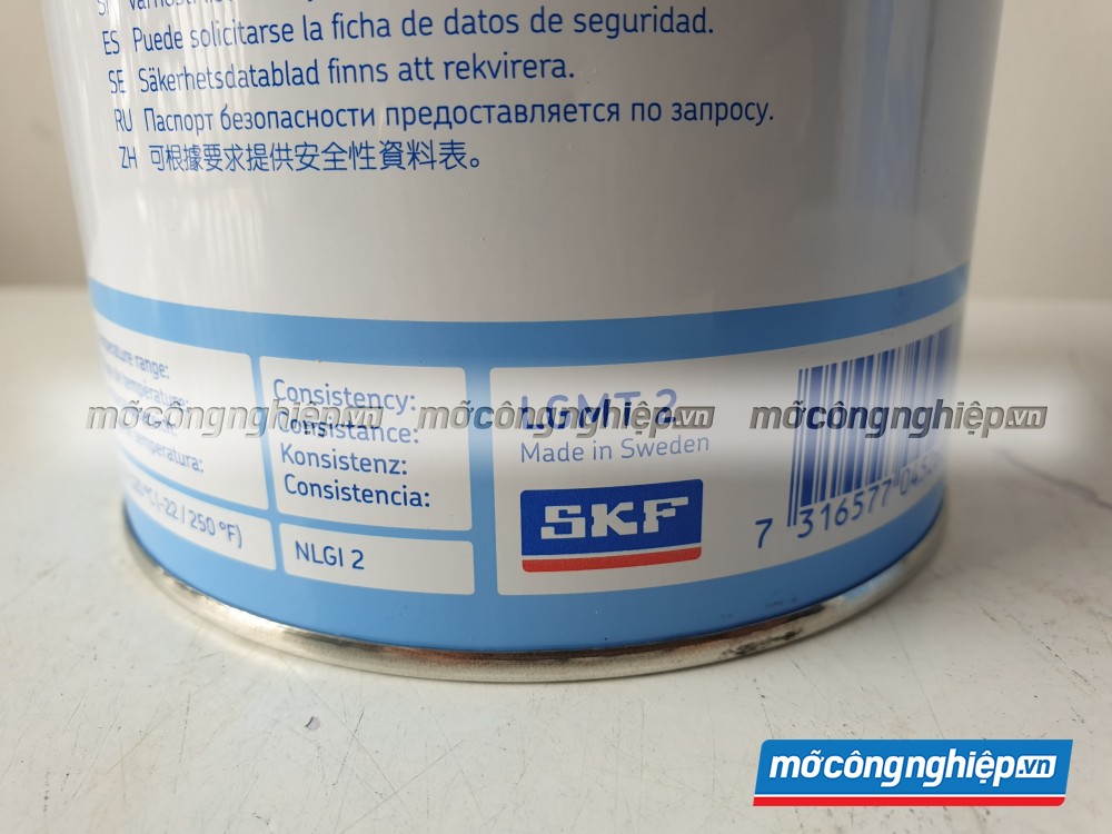 Mỡ SKF LGMT 2/1 Made in Sweden (Thụy điển)