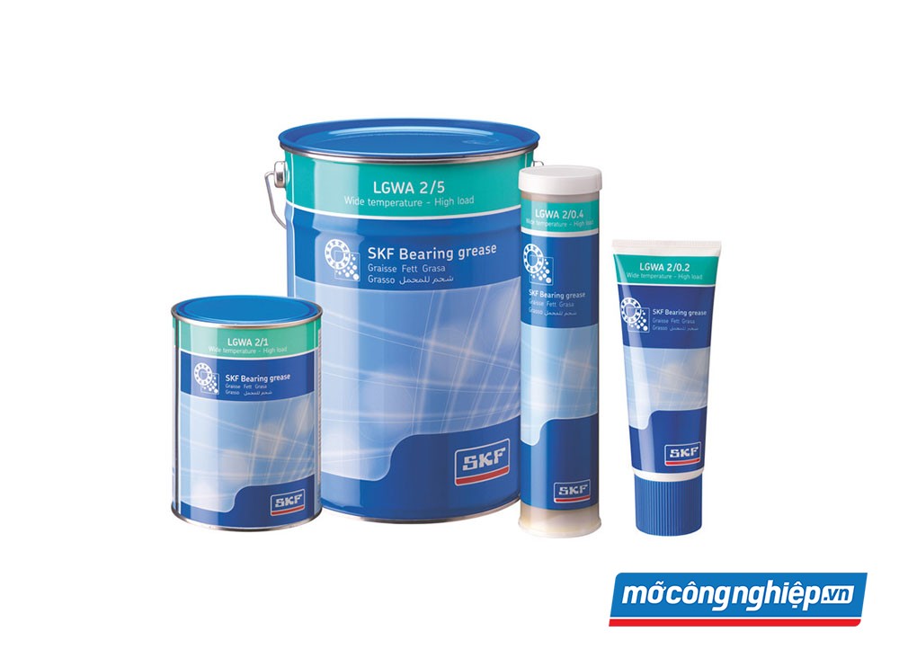 Mỡ SKF LGWA 2, Mỡ dãy nhiệt độ rộng, Mỡ bò bôi trơn SKF chính hãng giá rẻ
